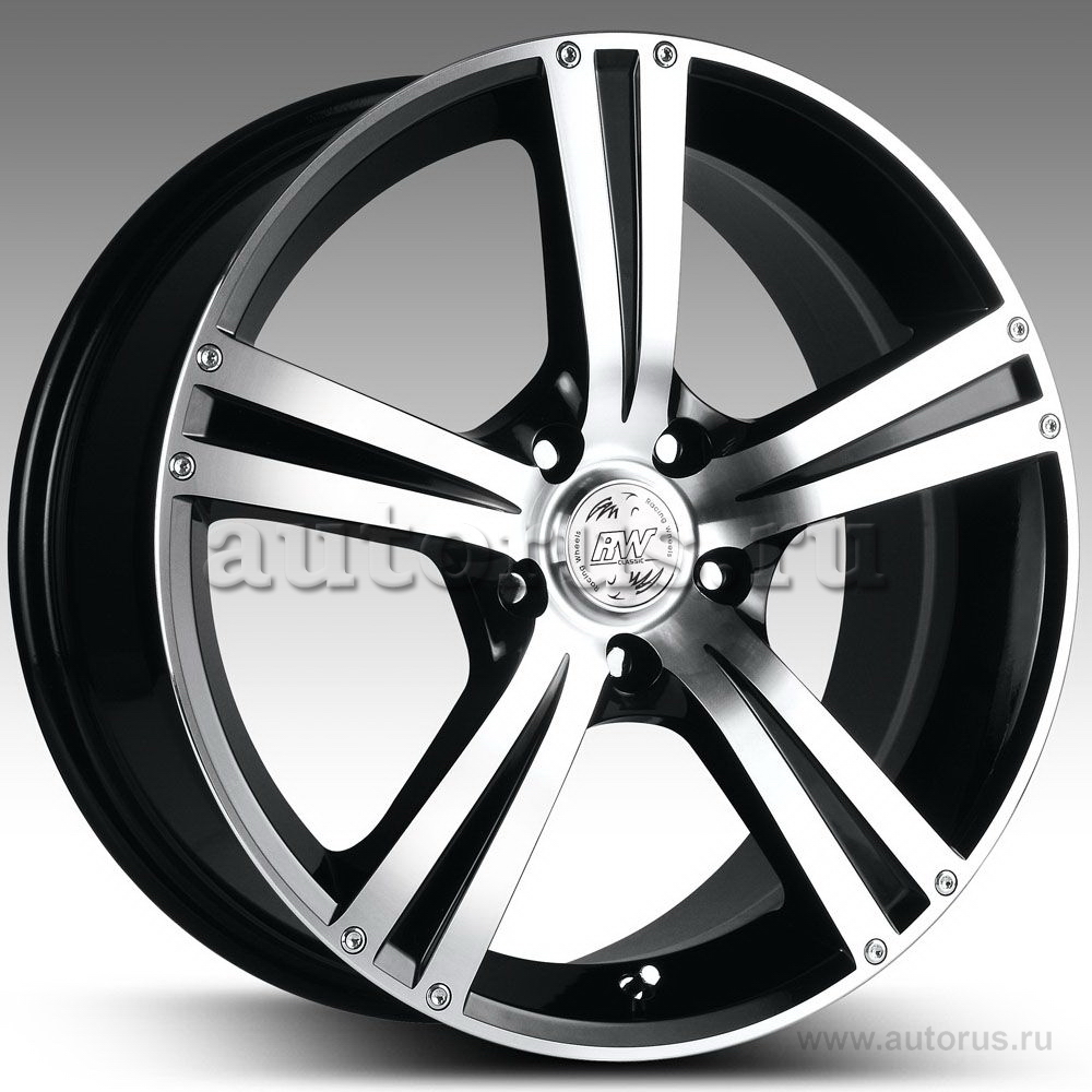 Диск литой R17 7J 5x112/73.1 ET40 RACING WHEELS Classic H-326 BK F/P 85567654398